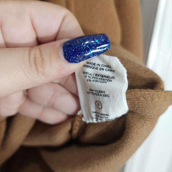 Avec Les Filles Womens Shacket Camel Brown Tan Relaxed Cozy Knit Shirt Jacket S - Picture 11 of 13